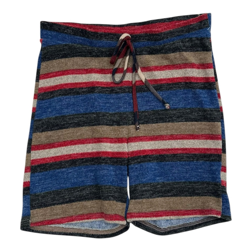 Goodtime USA Multicolor Stripe Knit Shorts - Size Large
